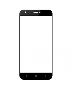 Replacement Front Glass For Ulefone S7 Black By - Maxbhi.com