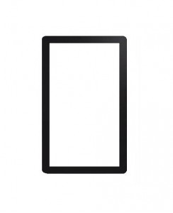 Replacement Front Glass For Milagrow Tabtop 7.16 Pro 8gb Wifi And 3g Black By - Maxbhi.com