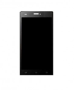 Lcd With Touch Screen For Spice Xlife Victor 5 Black By - Maxbhi Com