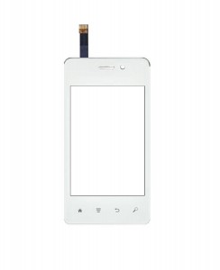 Touch Screen Digitizer For Spice Mi356 Smart Flo Mettle 3.5x White By - Maxbhi.com