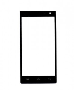 Replacement Front Glass For Lava Iris 504q Plus Grey By - Maxbhi.com