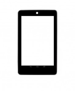Replacement Front Glass For Google Nexus 7c 2012 32gb Wifi And 3g 1st Gen White By - Maxbhi.com