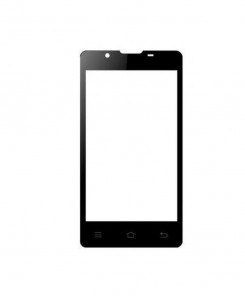 Replacement Front Glass For Lava Eg841 Black By - Maxbhi.com