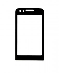 Replacement Front Glass For Samsung M8800 Pixon Black By - Maxbhi.com