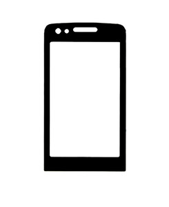 Replacement Front Glass For Samsung M8800 Pixon Black By - Maxbhi.com