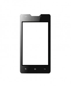 Replacement Front Glass For Mifone Mia402 Fab 4.0 Red By - Maxbhi.com