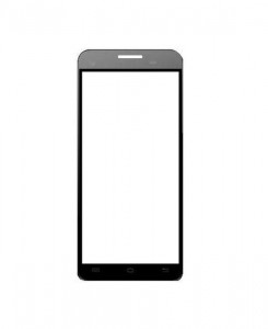 Replacement Front Glass For Uniscope Xc2 Black By - Maxbhi.com