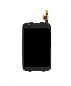 Lcd With Touch Screen For Lg P509 Burgundy Black By - Maxbhi.com