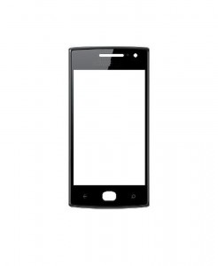 Replacement Front Glass For Samsung Omnia W I8350 Black By - Maxbhi.com