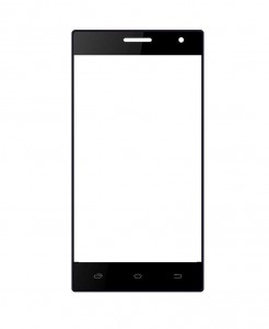 Replacement Front Glass For Spice Xlife M44q Gold By - Maxbhi Com