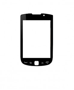 Replacement Front Glass For Blackberry Bold Slider 9900 Black By - Maxbhi.com