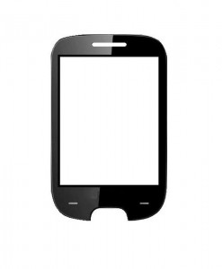 Replacement Front Glass For Spice M5455 Flo Black By - Maxbhi.com