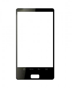 Replacement Front Glass For Mvl Mobiles G99 White By - Maxbhi.com