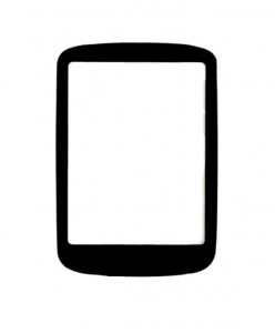 Replacement Front Glass For Htc P5500 Nike Black By - Maxbhi.com