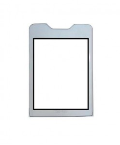 Replacement Front Glass For Sony Ericsson G702 Black By - Maxbhi.com