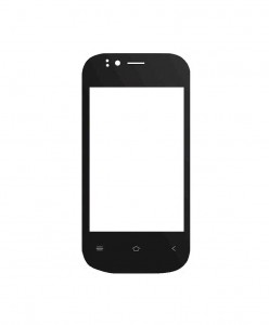Replacement Front Glass For Arise Bravo Ar34 Black By - Maxbhi.com