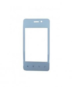 Replacement Front Glass For Spice Mi356 Smart Flo Mettle 3.5x White By - Maxbhi.com