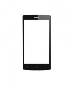 Replacement Front Glass For Videocon Infinium Z45 Nova Plus Black By - Maxbhi.com