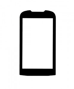 Replacement Front Glass For Samsung S5560 Marvel Black By - Maxbhi.com
