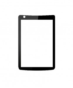 Replacement Front Glass For Motorola Motosmart Flip Xt611 White By - Maxbhi.com