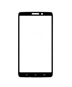 Replacement Front Glass For Motorola Droid Maxx Red By - Maxbhi Com
