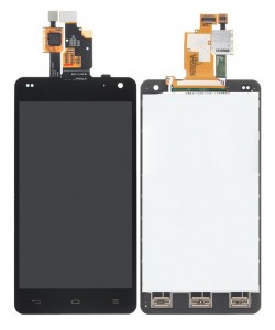 Lcd With Touch Screen For Lg Optimus G E971 Black By - Maxbhi Com