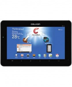 LCD with Touch Screen for Celkon CT 1 - Black
