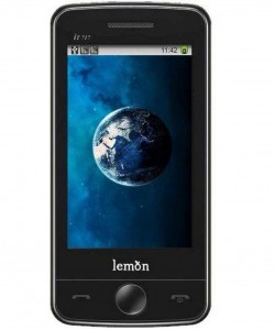 LCD with Touch Screen for Lemon iT 717 - Black