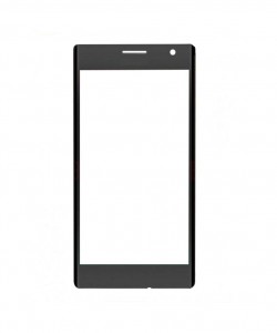 Replacement Front Glass For Nokia Lumia 735 Black By - Maxbhi.com