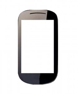 Replacement Front Glass For Micromax X510 Pike Black By - Maxbhi.com