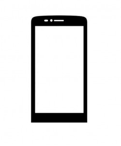 Replacement Front Glass For Zen Ultrafone 506 Black By - Maxbhi.com