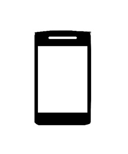 Replacement Front Glass For Coolpad 8360 Silver By - Maxbhi.com