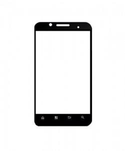 Replacement Front Glass For Domo Ntice F12 Black By - Maxbhi.com
