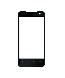 Replacement Front Glass For Tmobile G2x Black By - Maxbhi.com
