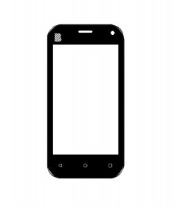 Replacement Front Glass For Blu Advance L5 Red By - Maxbhi Com