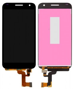 Lcd With Touch Screen For Huawei Ascend G7l03 Black By - Maxbhi Com