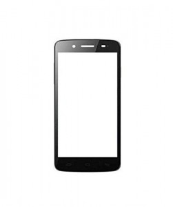 Replacement Front Glass For Micromax A121 Canvas Elanza 2 Black By - Maxbhi.com