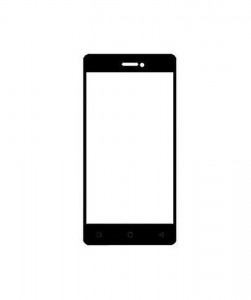 Replacement Front Glass For Micromax Canvas Juice 4 Q382 White By - Maxbhi.com