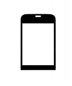 Replacement Front Glass For Huawei G7010 Black By - Maxbhi.com
