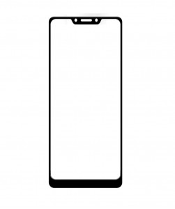 Replacement Front Glass For Realme C1 2019 Black By - Maxbhi Com