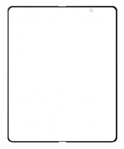 Touch Screen Digitizer For Samsung Galaxy Z Fold 3 Black By - Maxbhi Com