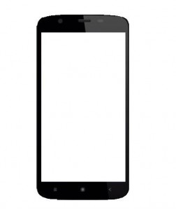 Touch Screen for Videocon Z45 Amaze - Black