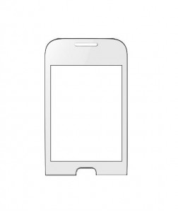 Replacement Front Glass For Samsung Rex 60 C3310r With Single Sim White By - Maxbhi.com