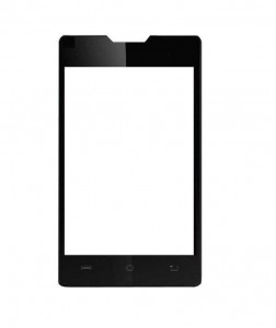 Replacement Front Glass For Lava Iris 410 Black By - Maxbhi.com