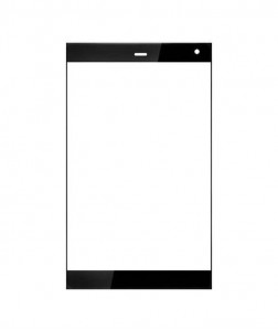 Replacement Front Glass For Digiflip Pro Xt801 Black By - Maxbhi.com