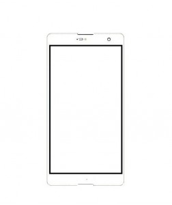 Replacement Front Glass For Blu Grand 5.5 Hd Gold By - Maxbhi.com