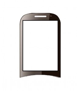 Replacement Front Glass For Gfive W6000 White Green By - Maxbhi.com