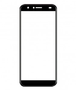 Replacement Front Glass For Yuho O2 Black By - Maxbhi Com