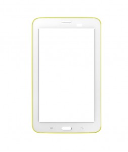 Replacement Front Glass For Samsung Tab 3 Neo Yellow By - Maxbhi.com
