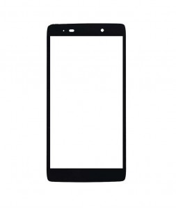 Replacement Front Glass For Alcatel One Touch Idol 3 Black By - Maxbhi.com